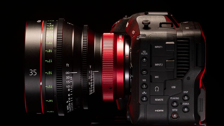 RF Prime 35mm on EOS C70