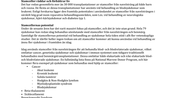 Stamceller är livets byggstenar