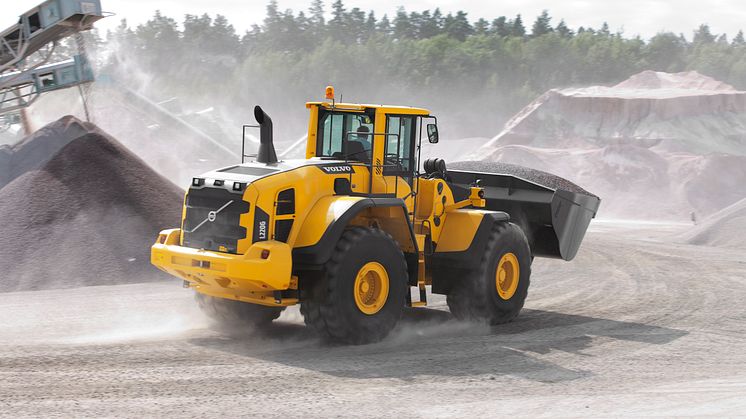 Hjullastare Volvo L150G, L180G, L220G - i arbete