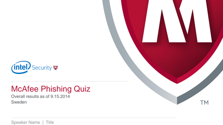McAfee Phishing Quiz - Sverige