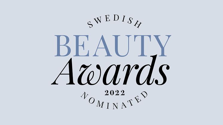 Swedish Beauty Awards 2022 - nominerade i kategorin Årets Kosmetikexportör 2022