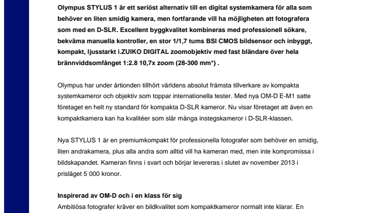 Kompaktkameran som levererar bilder och känns som en D-SLR