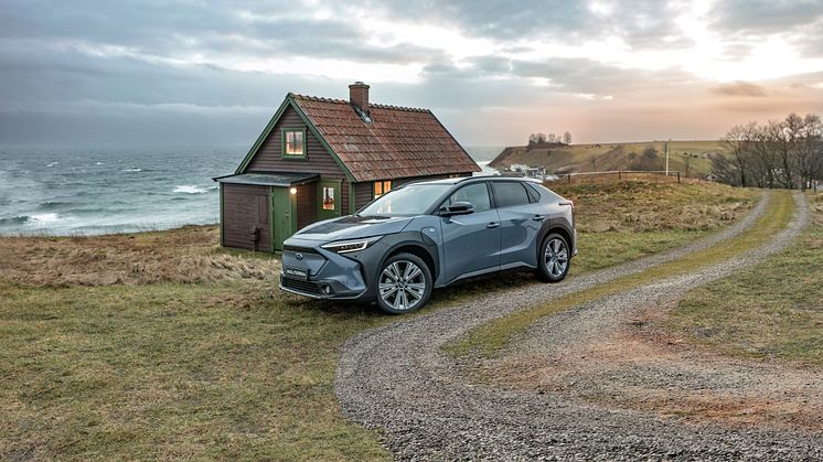 Solterra. 100 procent Subaru. 100 procent elbil.