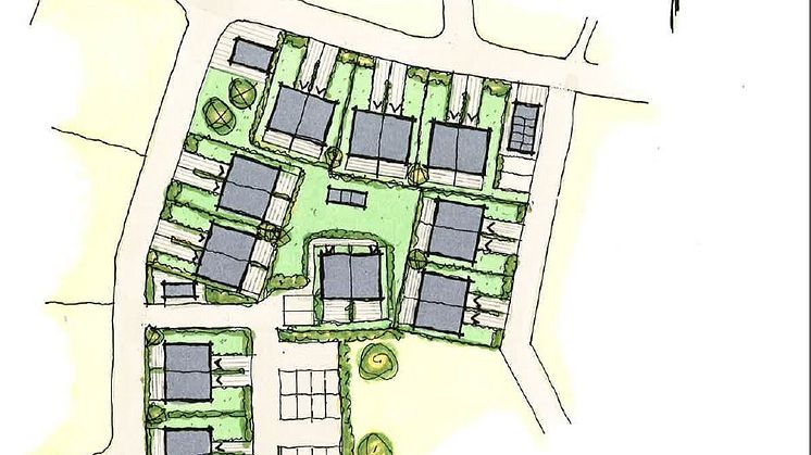 Situationsplan Brf Vikaholms Allé 3