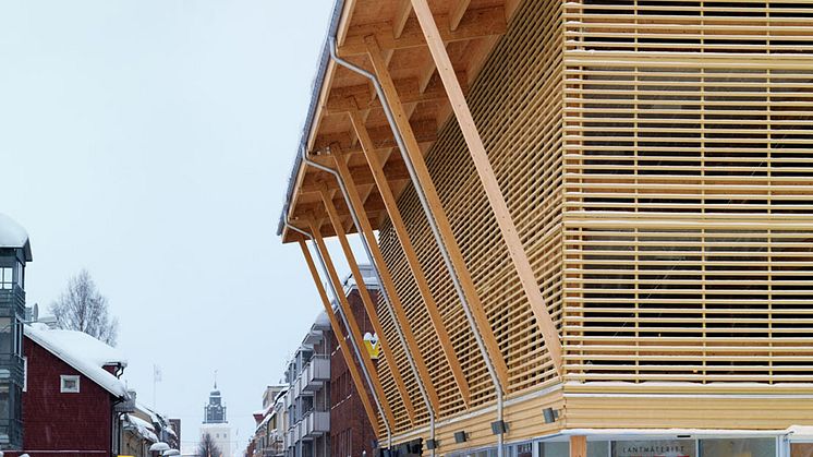 Kv Ekorren, parkeringshus i Skellefteå. 