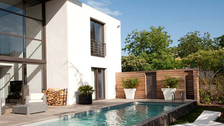 Gartenpool mit Poolfilter © Desjoyaux Pools GmbH