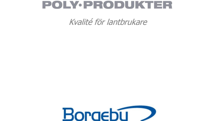  Folder över Lantbruksprodukter 2016