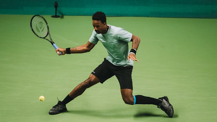 Gaël Monfils i BNP Paribas Nordic Open 2023. Foto: Alexander Scheuber