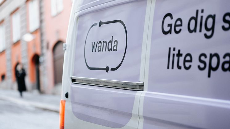 Wanda hämtar, förvarar och returnerar dina saker till dörren
