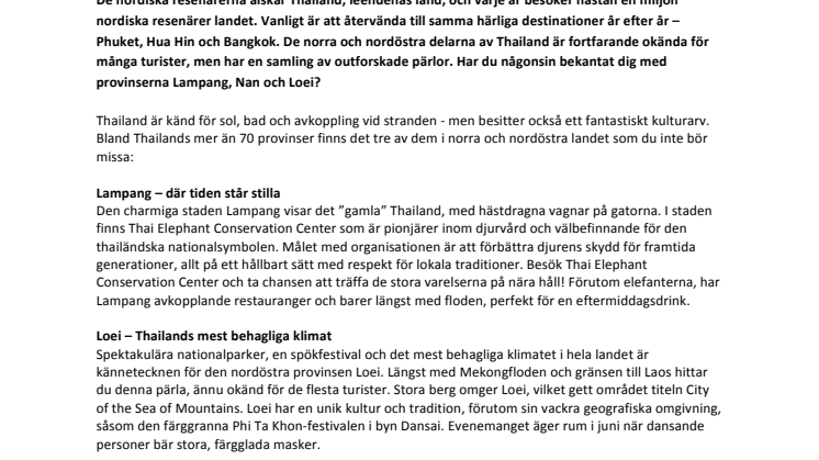 Utforska det oupptäckta norra och nordöstra Thailand