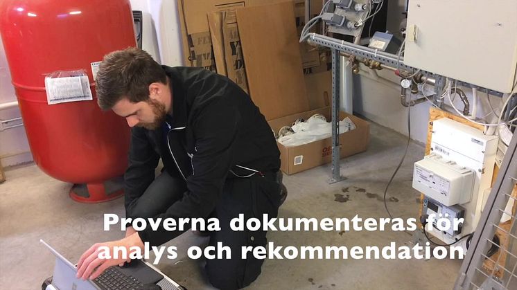 BRF Slipen del 1; besiktning av av golvvärmesystem med höga energikostnader
