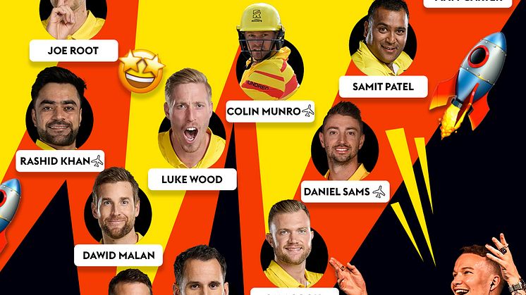 Trent Rockets Retained Players 2