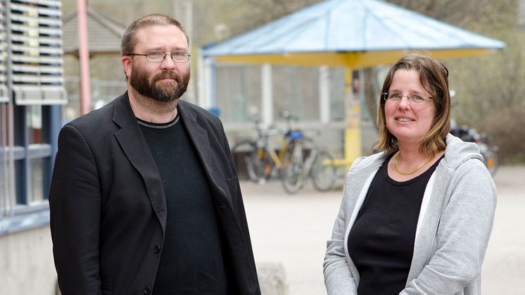 Sebastian Gabrielsson och Git-Marie Ejneborn Looi, Luleå tekniska universitet.
