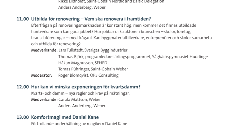 Seminarieprogram