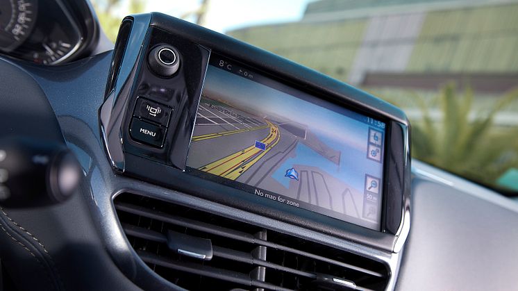 Peugeot 208 får pris för sin innovativa touch-screen