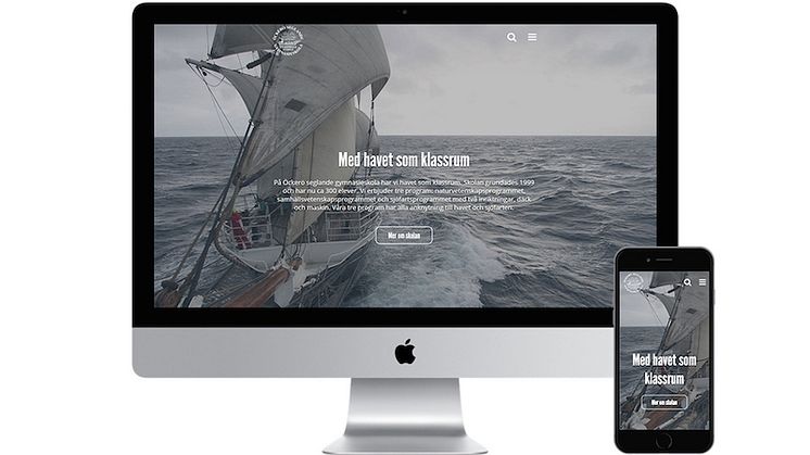 SiteVision-partner utvecklar ny webbplats åt Öckerö Seglande Gymnasieskola