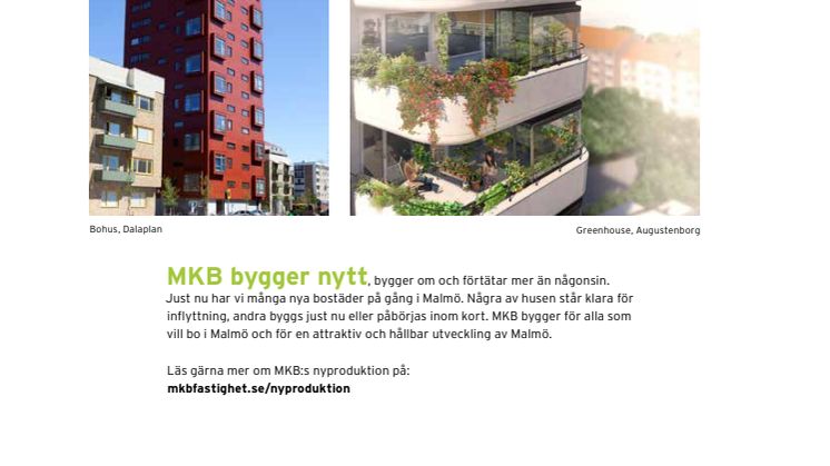 MKB Bygger för Malmö