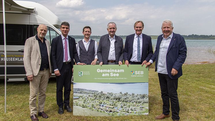 Inklusionscampingplatz am Störmthaler See - Übergabe Förderbescheid