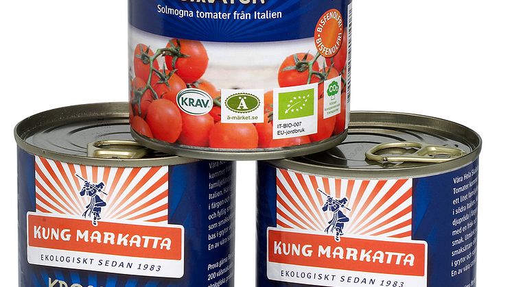 Nu blir Kung Markattas konservburkar bisfenolfria