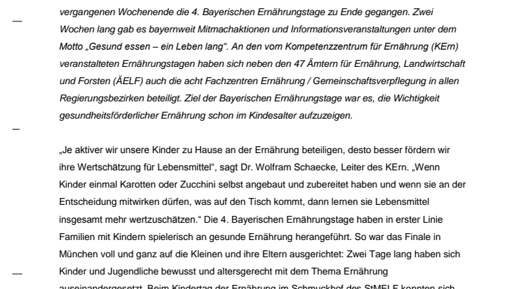 Weil’s schmeckt: Gesunde Einstellung zu ausgewogener Ernährung