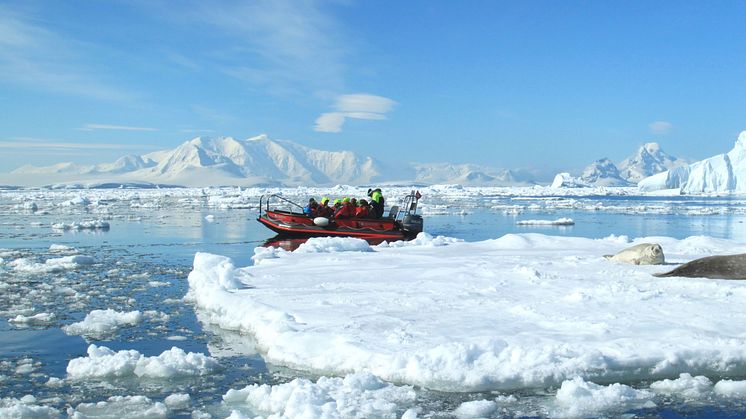 Expedition with Hurtigrutens Polar Circle Boat in Antarctica