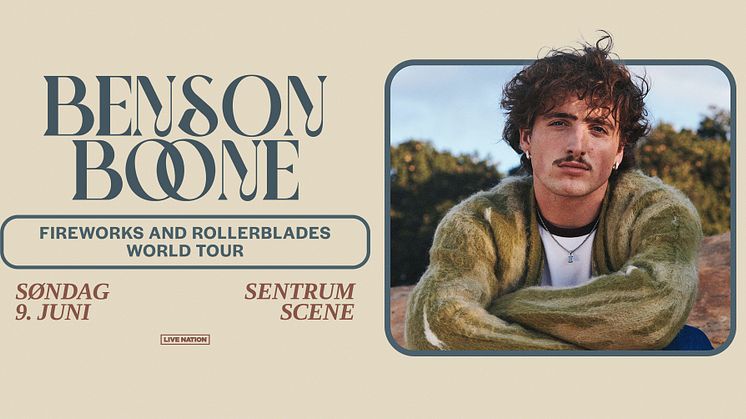 BENSON BOONE TIL OSLO!