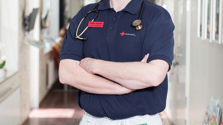 Petter Tuorda, verksamhetschef och distriktsläkare på Cederkliniken.
