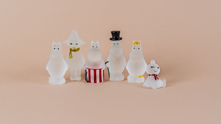 NYHET Mummi glassfigurer