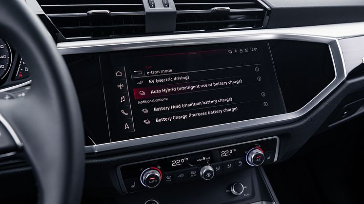 Audi Q3 TFSI e specielle plug-in-hybrid-funktioner