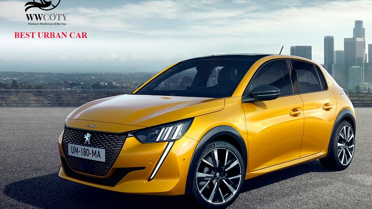PEUGEOT 208 OG 2008 VINDER DERES RESPEKTIVE KATEGORIER I WOMEN´S WORLD CAR OF THE YEAR