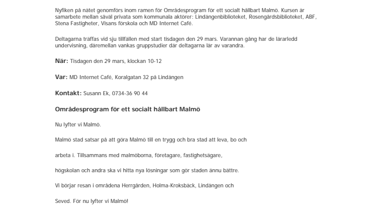 Digital delaktighet ska minska utanförskapet
