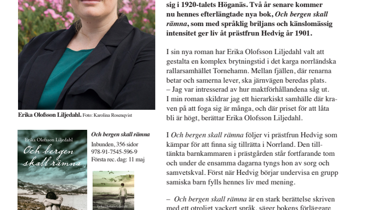 Hyllad romandebut följs upp med stark berättelse  om norrländsk brytningstid