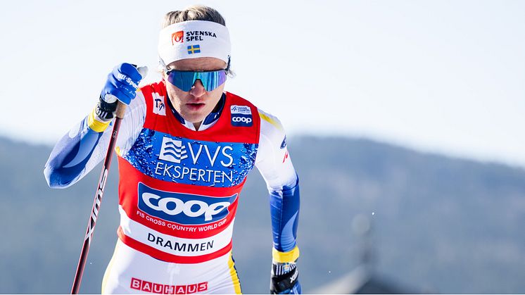 Linn Svahn säkrade vinst i sprintcupen under tisdagen. Hon tävlar i världscupavslutningen i Falun 15–17 mars. FOTO: MATHIAS BERGELD/BILDBYRÅN