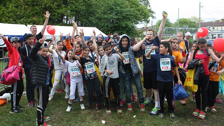 Familjefest avslutade löparveckan