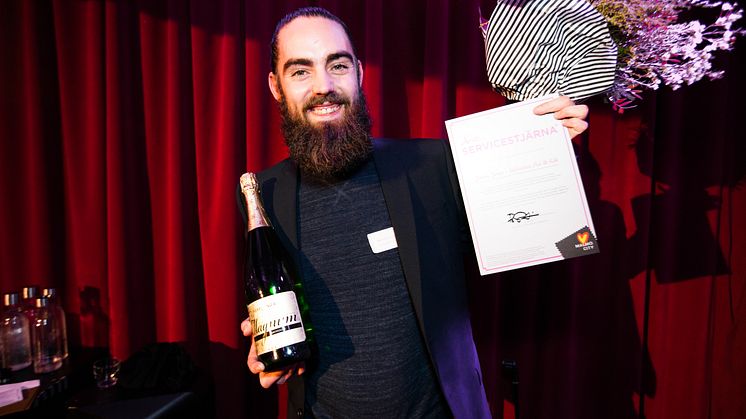 Årets Servicestjärna 2017 Jimmy Jensen, Malmstens Fisk och Kök