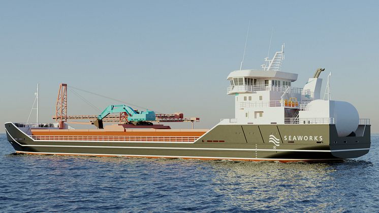 Seaworks’ new gas-powered vessel will use an extensive integrated systems package from Kongsberg Maritime