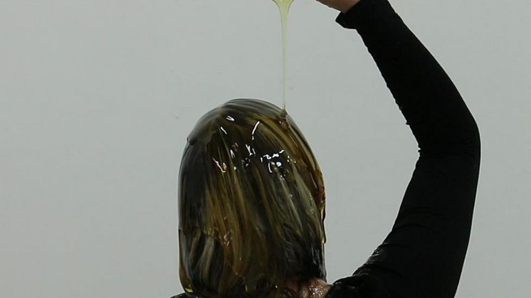 Scene from Alexandra Brunt’s film work, Spit and Honey. Copyright © the artist