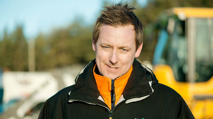 Niklas Carlsson - sektionschef på Ragn-Sells i Östergötland