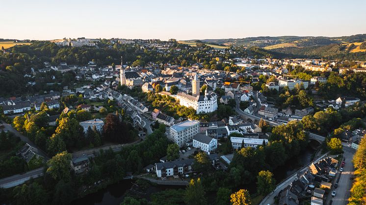 Motorradstadt Zschopau mit Schloss Wildeck (Foto: Schloss Wildeck)