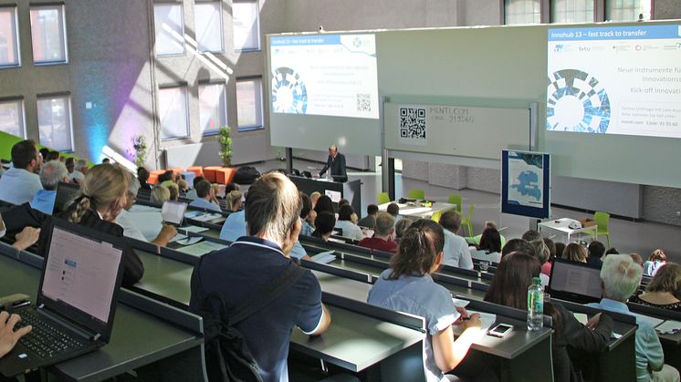 Die Kickoff-Veranstaltung zum gemeinsamen Transferprojekt "Innovation Hub 13" fand am 7. Juni 2018 an der TH Wildau statt.