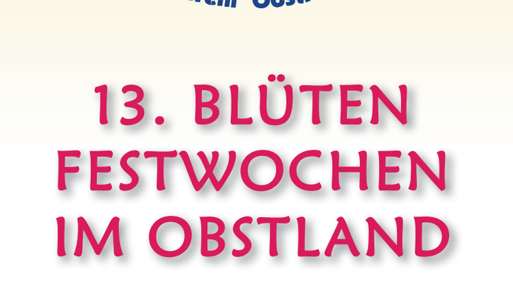 Blütenfestbroschüre - 13. Blütenfestwochen 2018