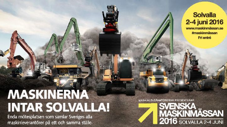 Sveriges nya maskinmässa på Solvalla
