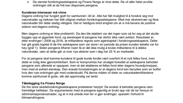 Ikke stjel folkets naturskademilliarder! 
