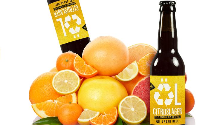 Urban Delis nya öl - citruslager gjord av överblivna frukter