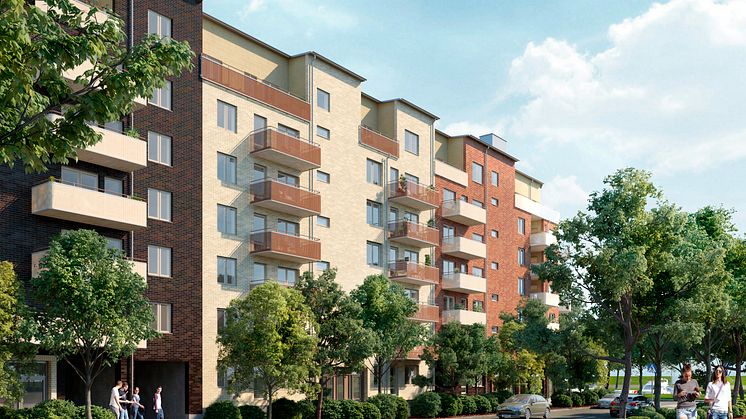 I kvarteret Åsikten Södra på Östra Ågatan i Uppsala bygger Riksbyggen både små och stora bostadsrätter. I den första etappen finns bostäder klara för inflyttning. 
