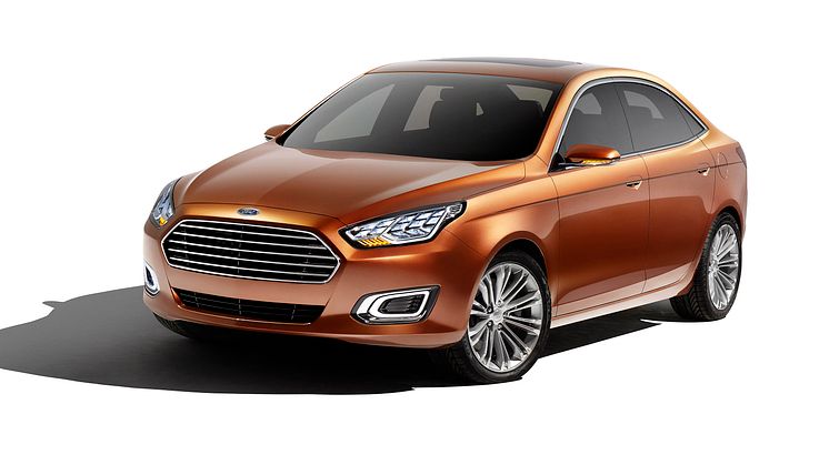 Kinesiske kunder skal fristes med ny Ford Escort Concept 
