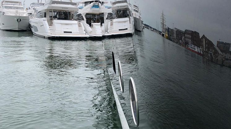 Hi-res image - Dometic - A Dometic XZ watermaker has been installed on a new Sunseeker 86 to produce ultra-pure water for spot-free cleaning of the black hull