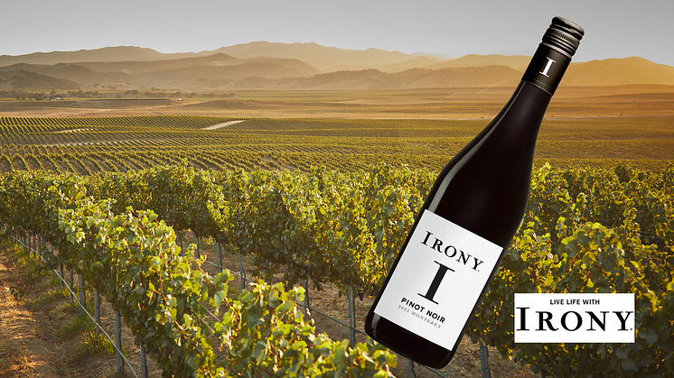 Nyhet - Irony Pinot Noir 2023 ny årgång och design