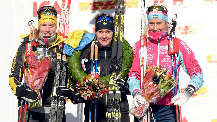 Britta Johansson Norgren won Tjejvasan 2017