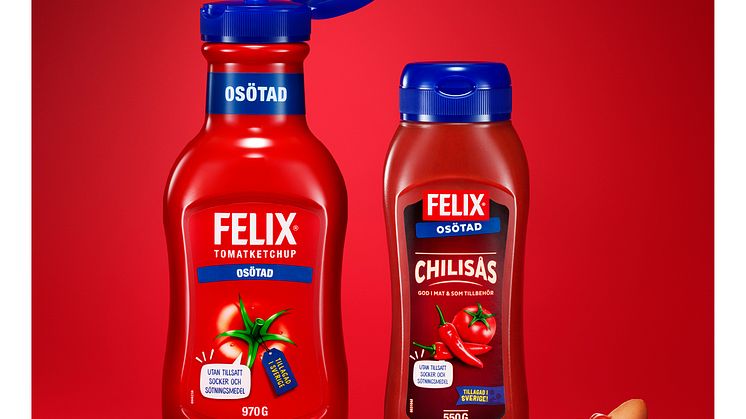 Felix Osötad ketchup och chilisås